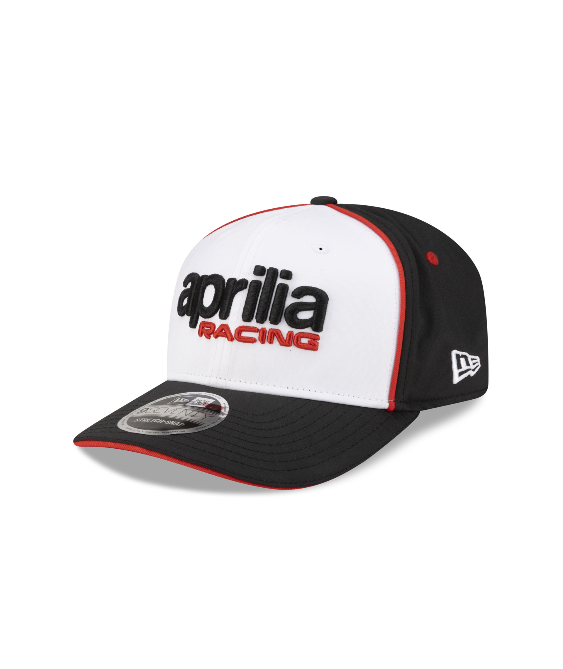 Aprilia Racing Team 2026 Basecap New Era 9Seventy schwarz-weiß