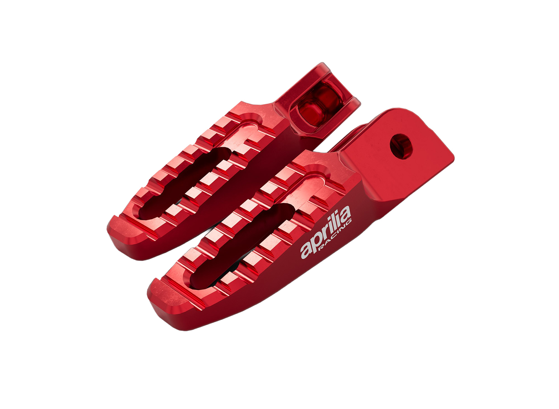 Alu-Fußrasten rot für Aprilia 457 (24-) / Tuono 457 (25-)