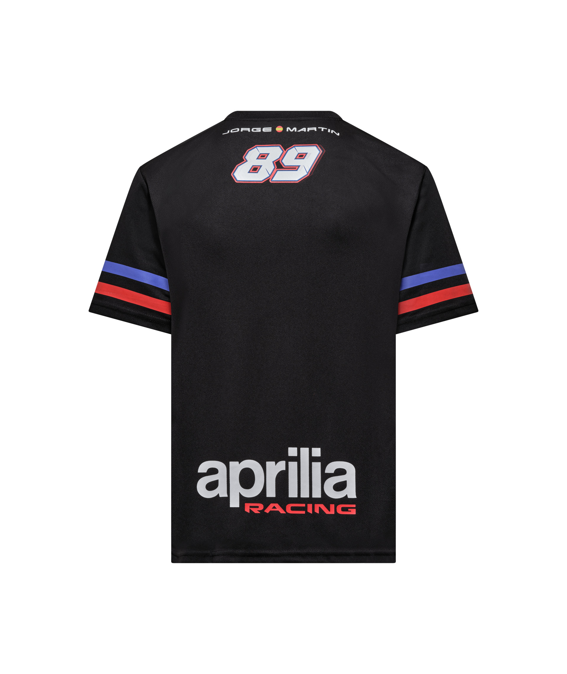 Aprilia T-Shirt Racing 89 Herren schwarz weiß