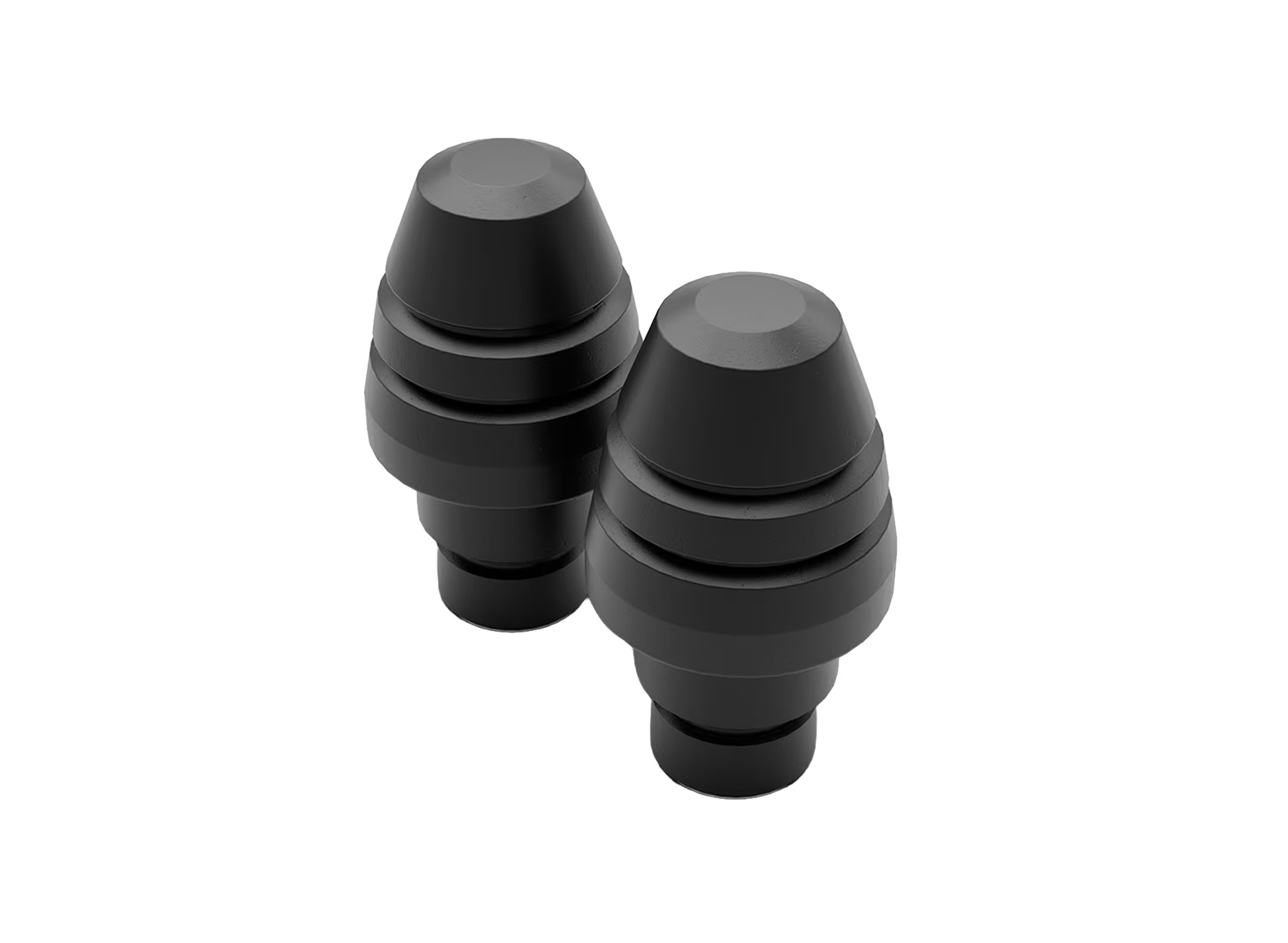 Lenkerendgewicht schwarz Alu für Aprilia RSV4 / Tuono V4 1100 (25-)
