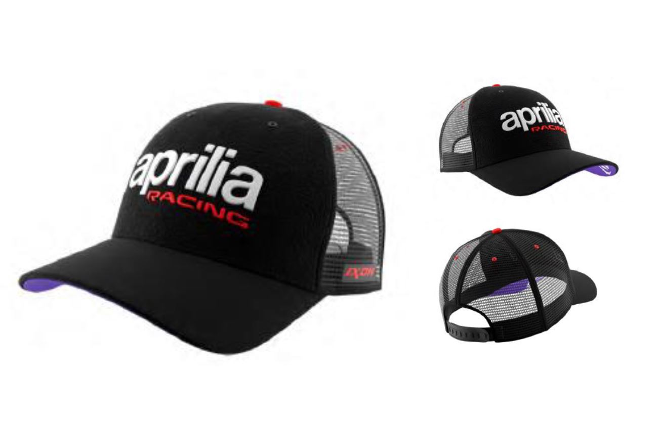 Aprilia Basecap Dual Kollektion 2024 schwarz lila
