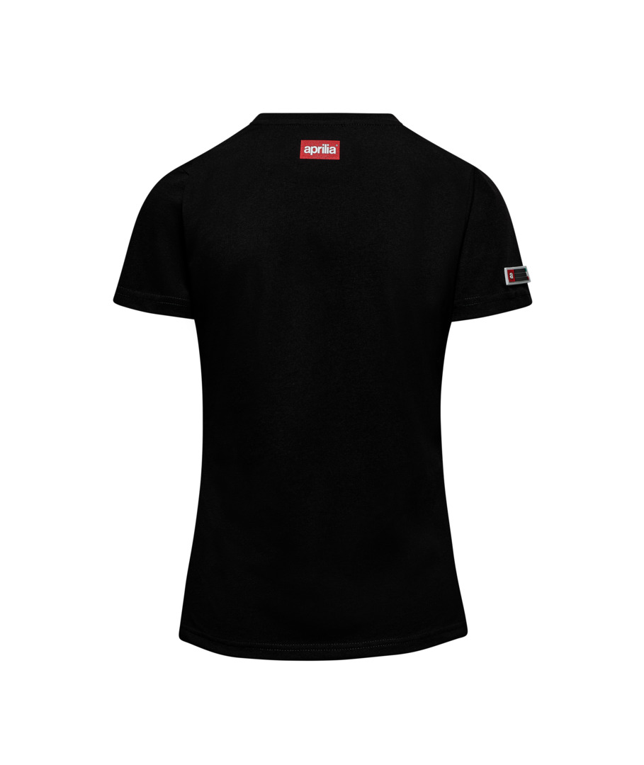 Aprilia T-Shirt Damen schwarz